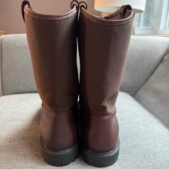 Georgia Boot Homeland Waterproof Wellington Work Boot Brown Men's Sz 13 - Picture 9 of 15